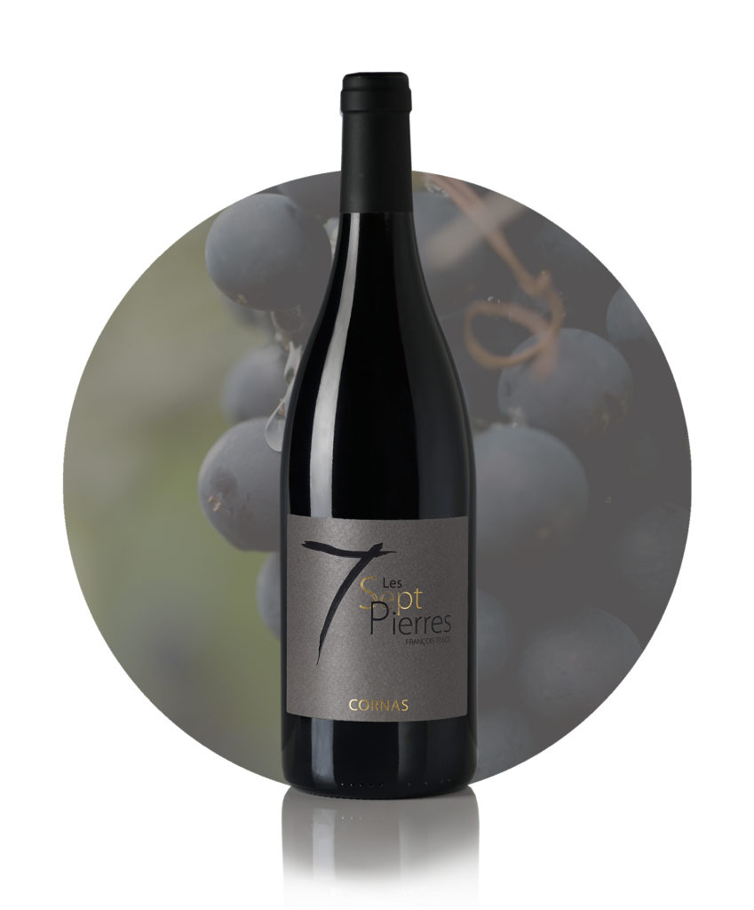 Cornas-Les7Pierres- vin d'Ardèche - vin de la vallée du Rhône - Syrah
